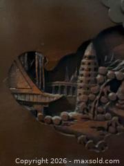 MaxSold Auction: George Zee & Co. Brown Asian Carved Storage Trunk - Los Angeles (California, USA) PARTNER MANAGED Estate Sale Online Auction - Thurston Circle