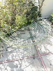 MaxSold Auction: Green Metal Outdoor Plant Stands, Set of 2 - Los Angeles (California, USA) PARTNER MANAGED Estate Sale Online Auction - Thurston Circle