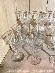 MaxSold Auction: Large Lot (20+) Clear Cut Crystal Wine, Champagne & Sherry Glasses - Los Angeles (California, USA) PARTNER MANAGED Estate Sale Online Auction - Thurston Circle