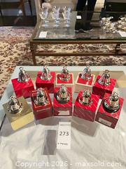 MaxSold Auction: Lot of 10 Silver-Plate Christmas Bells with Original Boxes - Los Angeles (California, USA) PARTNER MANAGED Estate Sale Online Auction - Thurston Circle