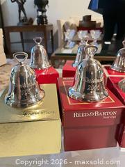 MaxSold Auction: Lot of 10 Silver-Plate Christmas Bells with Original Boxes - Los Angeles (California, USA) PARTNER MANAGED Estate Sale Online Auction - Thurston Circle
