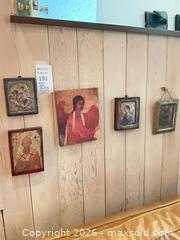 MaxSold Auction: Lot of 5 Framed Eastern Orthodox Byzantine Religious Icons - Los Angeles (California, USA) PARTNER MANAGED Estate Sale Online Auction - Thurston Circle