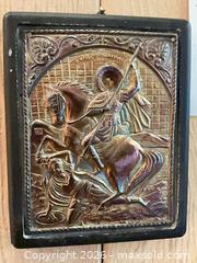 MaxSold Auction: Lot of 5 Framed Eastern Orthodox Byzantine Religious Icons - Los Angeles (California, USA) PARTNER MANAGED Estate Sale Online Auction - Thurston Circle