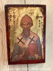 MaxSold Auction: Lot of 5 Framed Eastern Orthodox Byzantine Religious Icons - Los Angeles (California, USA) PARTNER MANAGED Estate Sale Online Auction - Thurston Circle