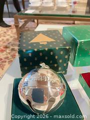 MaxSold Auction: Lot of 7 Silver-Tone Jingle Bell Christmas Ornaments - Los Angeles (California, USA) PARTNER MANAGED Estate Sale Online Auction - Thurston Circle
