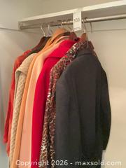 MaxSold Auction: Lot of 7 Women's XL Coats & Sweaters - Escada, Ellen Tracy, Other - Los Angeles (California, USA) PARTNER MANAGED Estate Sale Online Auction - Thurston Circle