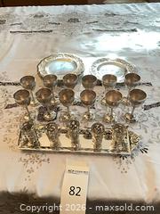 MaxSold Auction: Maciel (Mexico) .925 Sterling Serveware Set - Los Angeles (California, USA) PARTNER MANAGED Estate Sale Online Auction - Thurston Circle