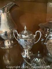 MaxSold Auction: Maciel Sterling Silver & Other Metal 6-Piece Serving Set - Los Angeles (California, USA) PARTNER MANAGED Estate Sale Online Auction - Thurston Circle