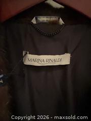 MaxSold Auction: Marina Rinaldi Fur-Trimmed Vest/Waistcoat, Size US 16 - Los Angeles (California, USA) PARTNER MANAGED Estate Sale Online Auction - Thurston Circle