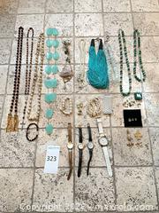 MaxSold Auction: Mixed Jewelry and Watches Lot, Approximately 16–30 Pieces - Los Angeles (California, USA) PARTNER MANAGED Estate Sale Online Auction - Thurston Circle