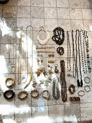 MaxSold Auction: Mixed Jewelry Lot — Costume & Sterling Necklaces, Bracelets, Earrings - Los Angeles (California, USA) PARTNER MANAGED Estate Sale Online Auction - Thurston Circle