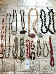 MaxSold Auction: Mixed Lot 10-20 Necklaces & Bracelets, Sterling & Beads - Los Angeles (California, USA) PARTNER MANAGED Estate Sale Online Auction - Thurston Circle