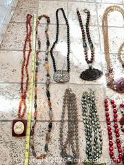 MaxSold Auction: Mixed Lot 10-20 Necklaces & Bracelets, Sterling & Beads - Los Angeles (California, USA) PARTNER MANAGED Estate Sale Online Auction - Thurston Circle