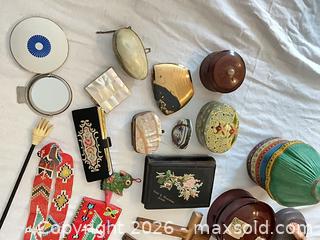 MaxSold Auction: Mixed Lot: Decorative Trinkets, Jewelry Boxes, Religious Items, Beadwork - Los Angeles (California, USA) PARTNER MANAGED Estate Sale Online Auction - Thurston Circle