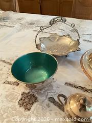 MaxSold Auction: Mixed Silver & Silver-Plated 7-Piece Serving Set - Los Angeles (California, USA) PARTNER MANAGED Estate Sale Online Auction - Thurston Circle