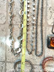 MaxSold Auction: Mixed Sterling & Silver-Plated Mexican Vintage Jewelry Lot - Los Angeles (California, USA) PARTNER MANAGED Estate Sale Online Auction - Thurston Circle