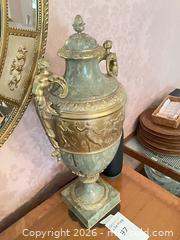 MaxSold Auction: Neoclassical / Empire Decorative Urn, Signed - Los Angeles (California, USA) PARTNER MANAGED Estate Sale Online Auction - Thurston Circle