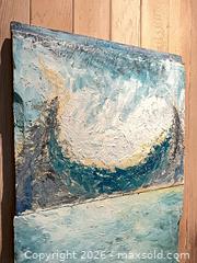 MaxSold Auction: Original Painting on Wood Panel, Blue/Teal, 38 x 24 in - Los Angeles (California, USA) PARTNER MANAGED Estate Sale Online Auction - Thurston Circle