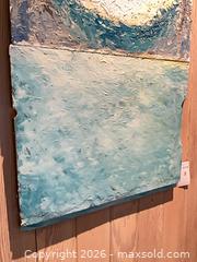 MaxSold Auction: Original Painting on Wood Panel, Blue/Teal, 38 x 24 in - Los Angeles (California, USA) PARTNER MANAGED Estate Sale Online Auction - Thurston Circle