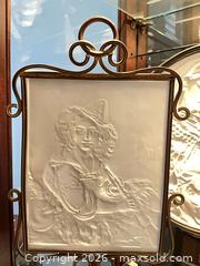 MaxSold Auction: Pair of 15 in Embossed Metal Plaques, Victorian Style - Los Angeles (California, USA) PARTNER MANAGED Estate Sale Online Auction - Thurston Circle