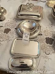 MaxSold Auction: Reed & Barton Sterling Silver and other Serving Lot, 4 Pieces - Los Angeles (California, USA) PARTNER MANAGED Estate Sale Online Auction - Thurston Circle