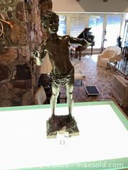 MaxSold Auction: Signed Boy / Youth Sculpture (appears signed Lecureur/Lecuyer) - Los Angeles (California, USA) PARTNER MANAGED Estate Sale Online Auction - Thurston Circle