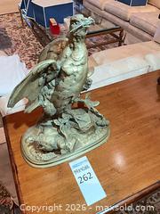 MaxSold Auction: Signed E. Pautrot Dove Sculpture, 14 x 10 x 6 in - Los Angeles (California, USA) PARTNER MANAGED Estate Sale Online Auction - Thurston Circle