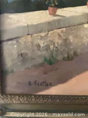 MaxSold Auction: Signed Seascape Landscape in Ornate Gilt Frame, 29 x 35 in - Los Angeles (California, USA) PARTNER MANAGED Estate Sale Online Auction - Thurston Circle