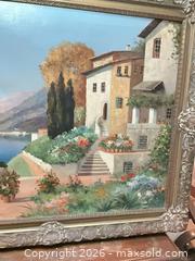 MaxSold Auction: Signed Seascape Landscape in Ornate Gilt Frame, 29 x 35 in - Los Angeles (California, USA) PARTNER MANAGED Estate Sale Online Auction - Thurston Circle