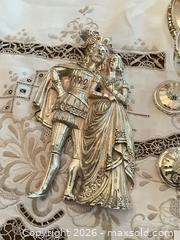 MaxSold Auction: Sterling Silver (.925) Mexican Rococo Candelabra, Goblets & Plaque - Los Angeles (California, USA) PARTNER MANAGED Estate Sale Online Auction - Thurston Circle