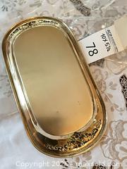 MaxSold Auction: Sterling Silver Tray stamped 'STERLING', approx. 10 x 5.5 in - Los Angeles (California, USA) PARTNER MANAGED Estate Sale Online Auction - Thurston Circle