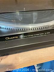 MaxSold Auction: Technics SL-QD33-1 Automatic Turntable / Record Player - Los Angeles (California, USA) PARTNER MANAGED Estate Sale Online Auction - Thurston Circle