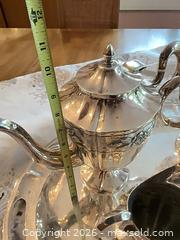 MaxSold Auction: Vintage Sterling Silver (.925) 5-Piece Tea Set with Tray - Los Angeles (California, USA) PARTNER MANAGED Estate Sale Online Auction - Thurston Circle