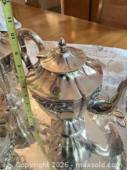 MaxSold Auction: Vintage Sterling Silver (.925) 5-Piece Tea Set with Tray - Los Angeles (California, USA) PARTNER MANAGED Estate Sale Online Auction - Thurston Circle
