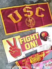 MaxSold Auction: Vintage USC Trojans Felt Pennants, Helmet & Wall Poster Lot - Los Angeles (California, USA) PARTNER MANAGED Estate Sale Online Auction - Thurston Circle