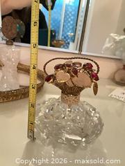 MaxSold Auction: Vintage Vanity Mirror Tray with Crystal Perfume Bottles, 4pcs - Los Angeles (California, USA) PARTNER MANAGED Estate Sale Online Auction - Thurston Circle