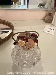 MaxSold Auction: Vintage Vanity Mirror Tray with Crystal Perfume Bottles, 4pcs - Los Angeles (California, USA) PARTNER MANAGED Estate Sale Online Auction - Thurston Circle