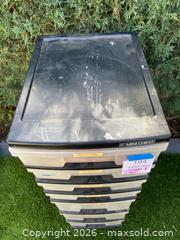 MaxSold Auction: 7 Tier Plastic Storage Drawer Cart & Contents - Thousand Oaks (California, USA) PARTNER MANAGED Estate Sale Online Auction - Camino Roberto