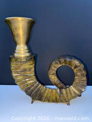 MaxSold Auction: Antique Ornate Bronze Ram Horn Candle Holders - Thousand Oaks (California, USA) PARTNER MANAGED Estate Sale Online Auction - Camino Roberto