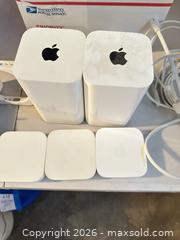 MaxSold Auction: Apple AirPort Extreme (tall tower) — 2 units - Thousand Oaks (California, USA) PARTNER MANAGED Estate Sale Online Auction - Camino Roberto