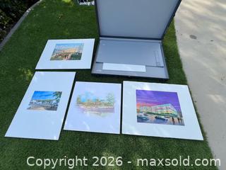 MaxSold Auction: Art Portfolio Case and Architecture Renderings - Thousand Oaks (California, USA) PARTNER MANAGED Estate Sale Online Auction - Camino Roberto
