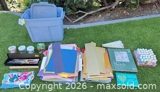 MaxSold Auction: Art Supplies Paints Matte Board More - Thousand Oaks (California, USA) PARTNER MANAGED Estate Sale Online Auction - Camino Roberto