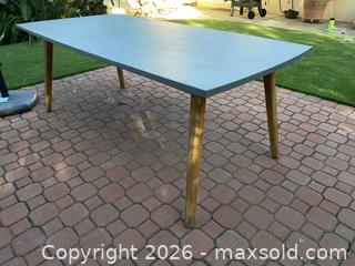 MaxSold Auction: Article Outdoor Concrete & Wood Patio Dining Table - Thousand Oaks (California, USA) PARTNER MANAGED Estate Sale Online Auction - Camino Roberto