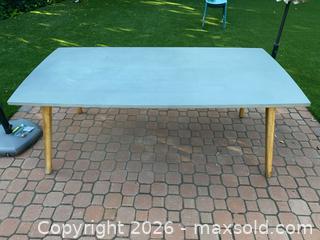 MaxSold Auction: Article Outdoor Concrete & Wood Patio Dining Table - Thousand Oaks (California, USA) PARTNER MANAGED Estate Sale Online Auction - Camino Roberto
