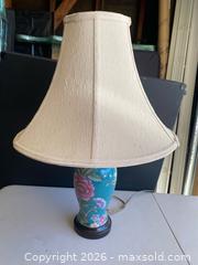 MaxSold Auction: Asian Inspired Porcelain Lamp With Floral Design - Thousand Oaks (California, USA) PARTNER MANAGED Estate Sale Online Auction - Camino Roberto