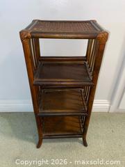 MaxSold Auction: Bamboo & Rattan Tiered Etagère or Bookshelf - Thousand Oaks (California, USA) PARTNER MANAGED Estate Sale Online Auction - Camino Roberto