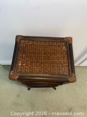 MaxSold Auction: Bamboo & Rattan Tiered Etagère or Bookshelf - Thousand Oaks (California, USA) PARTNER MANAGED Estate Sale Online Auction - Camino Roberto