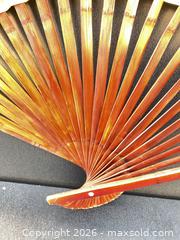 MaxSold Auction: Beautiful Large Asian Hand-Painted Folding Wall Fan - Thousand Oaks (California, USA) PARTNER MANAGED Estate Sale Online Auction - Camino Roberto