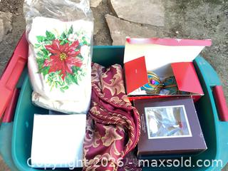 MaxSold Auction: Bin of Xmas Decorations  - Thousand Oaks (California, USA) PARTNER MANAGED Estate Sale Online Auction - Camino Roberto