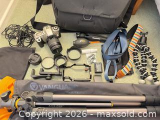 MaxSold Auction: Canon Rebel 2000 EOS Camera Bag Tripod and More  - Thousand Oaks (California, USA) PARTNER MANAGED Estate Sale Online Auction - Camino Roberto
